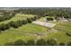 Aerial view of horse property with a large riding arena at 3110 Up Da Creek Ct, Seabrook Island, SC 29455