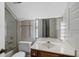 Bathroom featuring a shower tub combo, a toilet, and a vanity with a mirror and lighting at 3110 Up Da Creek Ct, Seabrook Island, SC 29455