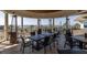 Inviting outdoor dining space with panoramic ocean views at 3110 Up Da Creek Ct, Seabrook Island, SC 29455