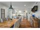 Open-concept space with dining area, kitchen, and living room at 3405 Cameron Blvd, Isle of Palms, SC 29451