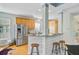 Kitchen with breakfast bar featuring stainless steel appliances, granite countertops, and barstool seating at 3447 Toomer Kiln Cir, Mount Pleasant, SC 29466