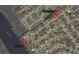 Aerial view showing the property's location near the Ashley River and a boat landing at 4322 Bream Rd, North Charleston, SC 29418