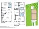 Detailed floor plan showcasing the layout of the first and second floors, including room dimensions and features at 490 Sanders Farm Ln, Charleston, SC 29492