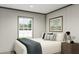 Serene bedroom with natural light, inviting bed, and minimalist decor creating a peaceful atmosphere at 525 Railed Ridge Way, Moncks Corner, SC 29461