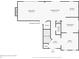 Floor plan for the first floor of the house including the living room, kitchen, dining room, office, foyer, and bathrooms at 5254 Mulholland Dr, Summerville, SC 29485