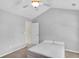 Simple bedroom with gray walls, carpet, a bed and an open door at 601 Buckthorn Cir, Summerville, SC 29483