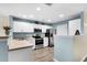 Modern kitchen with stainless steel appliances and ample counter space at 601 Buckthorn Cir, Summerville, SC 29483
