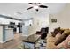 Open-concept living room with a view of the kitchen, perfect for entertaining at 601 Buckthorn Cir, Summerville, SC 29483