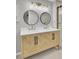 Bathroom featuring double sink vanity with modern fixtures at 703 Canary Dr, Charleston, SC 29414
