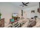Bright living room with a comfortable couch, stylish decor, and ample natural light at 746 Cartwright Dr, Charleston, SC 29414