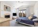 Cozy main bedroom has vaulted ceilings, a fireplace and access to a balcony at 772 Post Oak Dr, Mount Pleasant, SC 29464