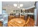 Spacious kitchen with adjacent dining and living areas, offering an open concept great for entertaining guests at 835 Hale St, Charleston, SC 29412