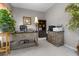 Spacious home office featuring a large desk, ample storage, and natural light at 9411 Harroway Rd, Summerville, SC 29485