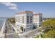 Beautiful aerial view of the building, river, and street at 1 King St # 209/210, Charleston, SC 29401