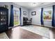 Bright space features stylish décor with large windows that let in tons of natural light at 103 Beverly Dr, Ladson, SC 29456