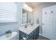 Modern bathroom with double sink vanity, bright lighting, and decorative accents at 104 Cranston Ln, Summerville, SC 29483
