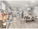 Open concept kitchen and dining area, perfect for entertaining with a modern design at 105 N Gateshead Xing Xing, Goose Creek, SC 29445