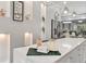 Close up of the kitchen island featuring quartz countertops, pendant lighting and decorative accents at 105 N Gateshead Xing Xing, Goose Creek, SC 29445