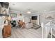Upstairs loft featuring hardwood floors, decorative lighting, and designated office area at 105 N Gateshead Xing Xing, Goose Creek, SC 29445