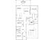 Layout of this home with a 2-car garage, three bedrooms, an owner's suite, and a covered patio at 1151 Darling St, Summerville, SC 29485