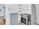 Kitchen featuring stainless steel range and oven with unique storage and a clean aesthetic at 125 Ashley Ave, Charleston, SC 29401