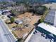 Aerial view of expansive yard awaiting new construction or commercial development at 126 N Hwy 52, Moncks Corner, SC 29461