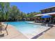 Large community pool with zero entry, splash fountains and plenty of seating and shade at 138 Sandshell Dr, Charleston, SC 29492