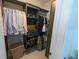 Organized walk-in closet with shelving, hanging space, shoe storage, and a laundry hamper at 138 Sandshell Dr, Charleston, SC 29492