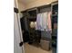 Spacious walk-in closet with built-in shelving, hanging rods, and a convenient hamper at 138 Sandshell Dr, Charleston, SC 29492