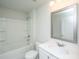 Bright bathroom with tub and shower combo, vanity with sink and mirror at 143 Brant Dr, Summerville, SC 29483