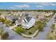 Corner lot home featuring a two-story structure with a cozy porch and well-kept landscaping at 1586 Innkeeper Ln, Johns Island, SC 29455