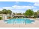 This resort-style pool is surrounded by palm trees and has plenty of room for sunbathing and relaxing at 1600 Long Grove Dr # 1226, Mount Pleasant, SC 29464