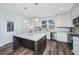 Well-lit kitchen with ample counter space, a stylish island, and stainless steel appliances at 1725 W Avalon Cir, Charleston, SC 29407
