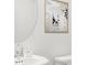 Bathroom featuring a modern faucet, vanity, and beautiful artwork at 189 Belfort Place, Summerville, SC 29486