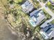 Aerial view of a home featuring a private pool, fenced yard, and scenic surroundings at 2777 Oak Manor Dr, Mount Pleasant, SC 29466