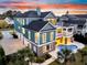 Stunning view of the rear exterior, highlighting the pool and outdoor living spaces at 2777 Oak Manor Dr, Mount Pleasant, SC 29466