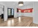 Bright foyer with stunning floors, decorative lighting, and stylish front door at 2777 Oak Manor Dr, Mount Pleasant, SC 29466