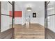 Elegant foyer boasting beautiful hardwood floors and a view to waterfront in background at 2777 Oak Manor Dr, Mount Pleasant, SC 29466