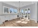 Bright kitchen features a bar area with French doors leading to a patio at 2777 Oak Manor Dr, Mount Pleasant, SC 29466