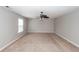 Large bedroom with carpet and ceiling fan at 3529 Galaxy Rd, Ladson, SC 29456