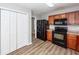 Modern kitchen featuring plenty of storage space and newer appliances next to a convenient pantry at 3529 Galaxy Rd, Ladson, SC 29456