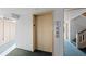 A utility elevator is featured with safety instructions, as well as stairs that lead to a higher level at 3701 Docksite Rd # 108, Edisto Beach, SC 29438