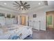 A Primary bedroom featuring a ceiling fan and multiple dressers at 4303 Misty Hollow Ln, Ravenel, SC 29470