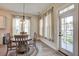 Cozy dining area featuring a view of the neighborhood at 4303 Misty Hollow Ln, Ravenel, SC 29470