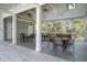 Outdoor pavilion area with seating, perfect for gatherings and enjoying the surrounding natural scenery at 4303 Misty Hollow Ln, Ravenel, SC 29470
