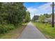 Wide path flanked by trees and vegetation near the property at 507 Stinson Dr # 3A, Charleston, SC 29407