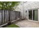 Patio area with slider to the house with an outdoor table and chairs at 507 Stinson Dr # 3A, Charleston, SC 29407