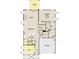 First floor floor plan featuring a study, open kitchen, breakfast area, Gathering room, and primary suite at 5223 Cottage Landing Dr, Summerville, SC 29485