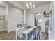 Well-lit dining area with modern decor, creating a welcoming and stylish atmosphere at 637 Hilchot Dr, Summerville, SC 29486