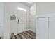 Bright foyer with hardwood floors, offering a welcoming entrance into the home at 637 Hilchot Dr, Summerville, SC 29486